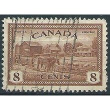Canada 1946 SG401 8c Brown Good Used ....