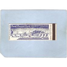 New Jersey Trenton Full Length Matchcover Trent Tourist Court 2006 Brunswi~3355