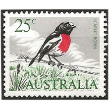 Australia 1966 SG396 25c Scarlet Robin Unmounted Mint . .. .