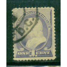Used 212 1c Benjamin Franklin Barely Clears M01444