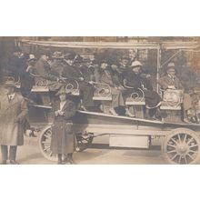 German Unidentified Carriage Coach Antique Postcard