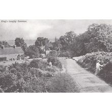 Picking Flowers in 1904 at Kings Langley Common Herts Rare Museum Postcard