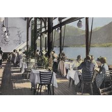 Wolfgang AM See Restaurant German Postcard