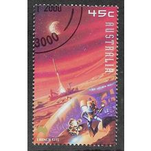 AUS 2000 45c 'EXPLORATION OF MARS-LAUNCH SITE' (C.T.O) FINE USED (EBID76-494)