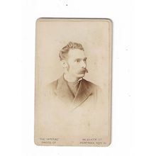 CDV, Mustached Gentleman, The Imperial Photo Co, 44 Baker St, London.