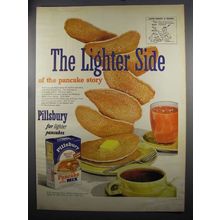 1952 Pillsbury Best Pancake Mix Ad - The Lighter Side