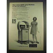 1963 Bunn Tying Machine Ad - So New and Different