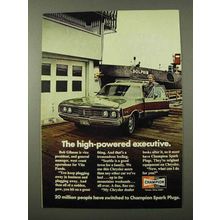 1972 Champion Spark Plugs Ad - High-Powered