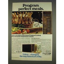 1977 Litton Model 460 Microwave Ad - Perfect Meals