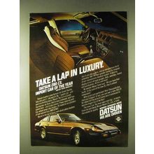 1979 Datsun 280-ZX Car Ad - Take a Lap in Luxury