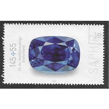 GER 2012 €1.45 + .025 ' MINERALS - SAPPHIRE' FINE USED (EBID57-124)