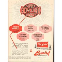 BOVAIRD SUPPLY COMPANY 1962 Tubular products brand supplies vintage ad