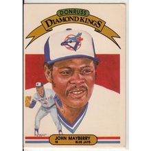 1982 Donruss baseball card 25 John Mayberry Diamond King