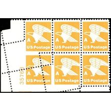 1735, Major Fold Over ERROR Plate Block of Six 15¢ Stamps MNH - Stuart Katz
