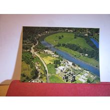 aerial view, TINTERN ABBEY, MONMOUTHSHIRE used postcard Dept. of Enviro 1979 pm=