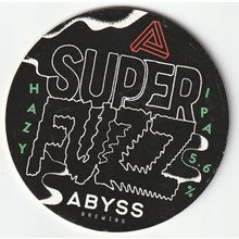 UNUSED KEG CLIP FRONT - ABYSS BREWING - SUPER FUZZ HAZY IPA