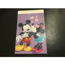 ICOLLECTZONE US UX450-453 Disney Romance Complete BookletPostal Card Set (E800)