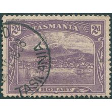 Tasmania 1911 2d bright violet Wmk upright Perf 12½ SG259a used