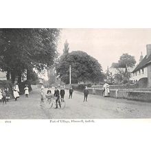 Part of Village, Elmswell, Suffolk : Pawsey printed postcard 1693
