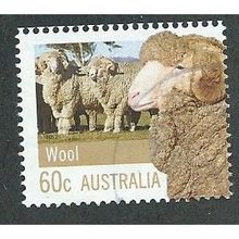 AUS 2012 60c 'FARMING - WOOL '(PERF 14.5 X 14) FINE USED (EBID36-385)