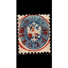 ÖSTERREICH AUSTRIA [1863] MiNr 0033 ( O/used ) [01] O-rot