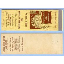 New York Albany Matchcover Advertising The House Of Montague 747 Broadway ~112