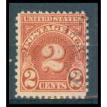 Used J81 2c Postage Due Average Plus WA1330