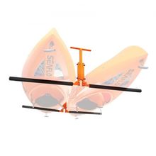 Kayak Ceiling Storage Rack, Ceiling Storage Rack for 2 Kayak Canoe SUP, Adju...