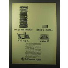 1964 Bell Data-Phone Service Ad - Mountain Reduced