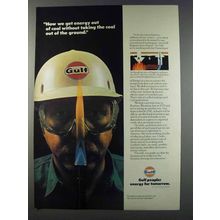 1981 Gulf Oil Ad - Get Energy Out of Coal