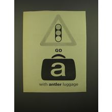 1967 Antler Luggage Ad - Go with antler luggage