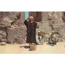 Tanger Morocco Snake Charmer 1970s Postcard