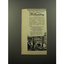 1956 Williamsburg Virginia Ad - Enjoy 18th century hospitality