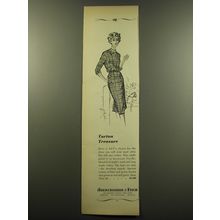 1959 Abercrombie & Fitch Fashion Ad - Tartan Treasure