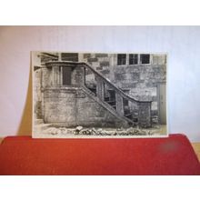 UNKNOWN OUTDOOR STAIRCASE unused postcard RP Seward series =