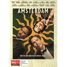 Amsterdam DVD | Christian Bale, Margot Robbie | David O. Russell's | Region 4