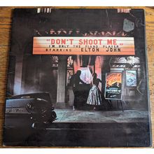 ELTON JOHN Don't Shoot Me I'm Only The Piano Player LP 1972 UK vinyl record VGC
