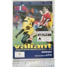 1994 programme Port Vale v. Southampton, FA Cup Replay