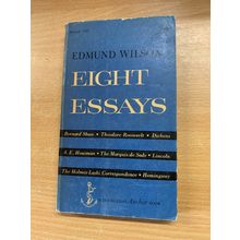 1954 "EIGHT ESSAYS" EDMUND WILSON USA VINTAGE PAPERBACK BOOK (P2)