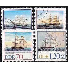 GERMANY DDR [1988] MiNr 3198-01 ( OO/used ) Schiffe