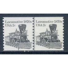 1897A 2c Locomotive Fine MNH Dry Gum CNP Left 4 W0452