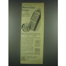 1930 Colgate's Rapid Shave Cream Ad - Last Longer