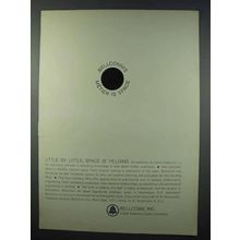 1962 Bell Telephone Ad, Little by Little Space Yielding