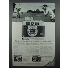 1962 Kodak Motormatic 35F Camera Ad - Winds Film