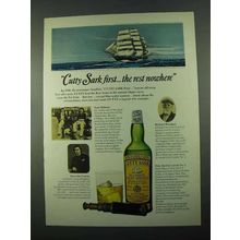 1969 Cutty Sark Scotch Ad - The Rest Nowhere