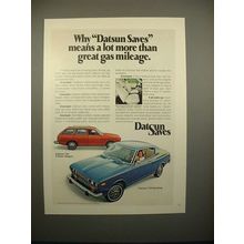 1975 Datsun 710 5-door Wagon & 710 Hardtop Car Ad