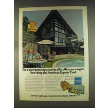 1976 Best Western Ad -Bring American Express Card