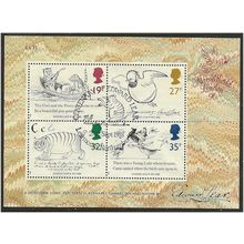 1987 Edward Lear Miniature Sheet MS1409 Superb Used. "Centenary of Edward Lear"