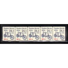 2266 24.1c Tandem Bicycle Very Fine MNH Dry Gum PNC 1/5 X1325