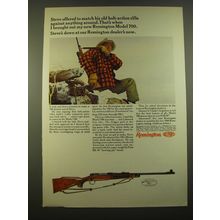 1966 Remington Model 700 Rifle Ad - Steve offered to match his old bolt-action